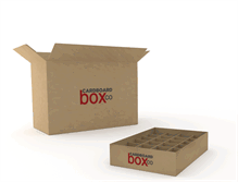 Tablet Screenshot of cardboardboxco.com